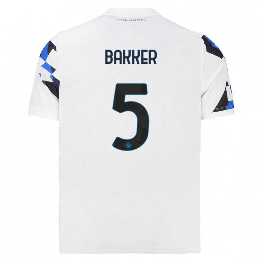 Danxen Damen Mitchel Bakker #5 Weiß Rot Blau Auswärtstrikot Trikot 2026/27 T-Shirt Österreich