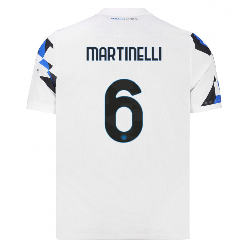 Danxen Damen Gabriel Martinelli #6 Weiß Rot Blau Auswärtstrikot Trikot 2026/27 T-Shirt Österreich