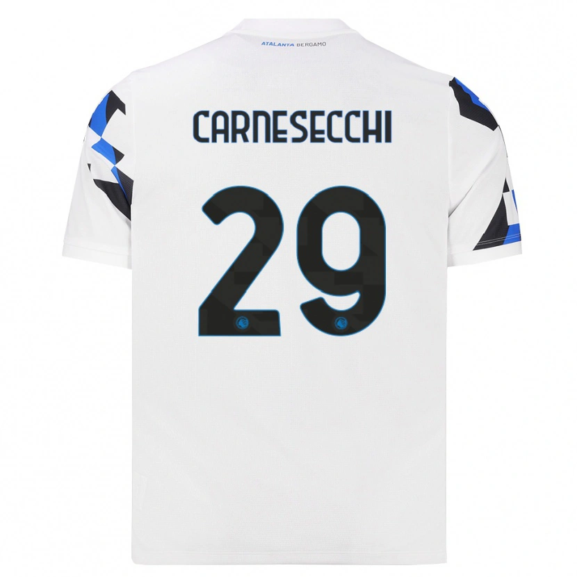 Danxen Damen Marco Carnesecchi #29 Weiß Rot Blau Auswärtstrikot Trikot 2026/27 T-Shirt Österreich