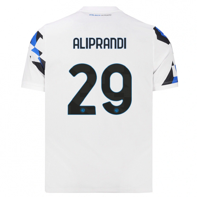 Danxen Damen Mattia Aliprandi #29 Weiß Rot Blau Auswärtstrikot Trikot 2026/27 T-Shirt Österreich