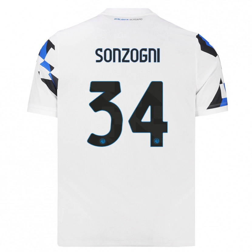 Danxen Damen Mattia Sonzogni #34 Weiß Rot Blau Auswärtstrikot Trikot 2026/27 T-Shirt Österreich
