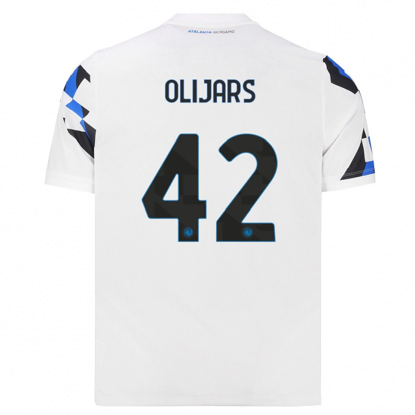 Danxen Damen Jegors Olijars #42 Weiß Rot Blau Auswärtstrikot Trikot 2026/27 T-Shirt Österreich