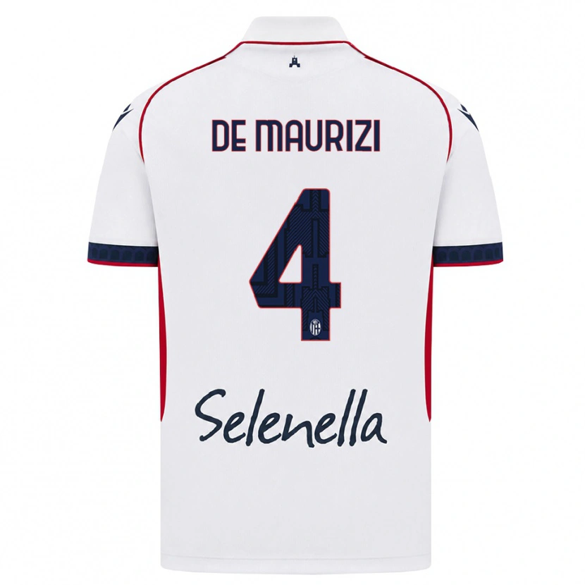 Danxen Damen Alessandro De Maurizi #4 Weiß Rot Königsblau Auswärtstrikot Trikot 2026/27 T-Shirt Österreich
