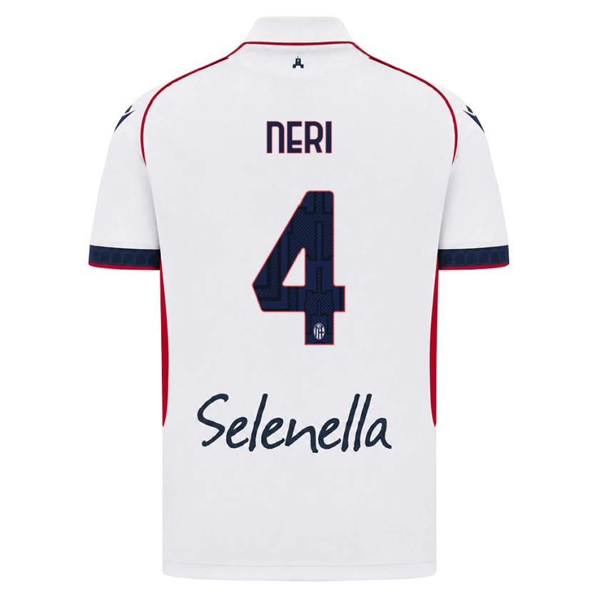 Danxen Damen Jacopo Neri #4 Weiß Rot Königsblau Auswärtstrikot Trikot 2026/27 T-Shirt Österreich