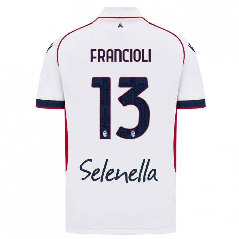 Danxen Damen Diego Francioli #13 Weiß Rot Königsblau Auswärtstrikot Trikot 2026/27 T-Shirt Österreich