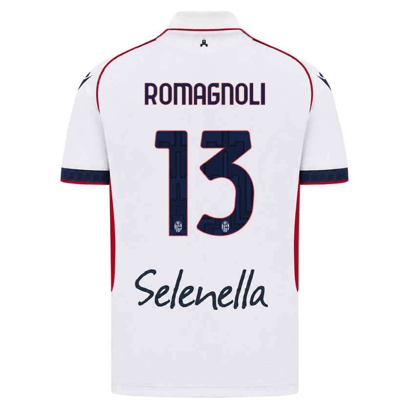 Danxen Damen Andrea Romagnoli #13 Weiß Rot Königsblau Auswärtstrikot Trikot 2026/27 T-Shirt Österreich