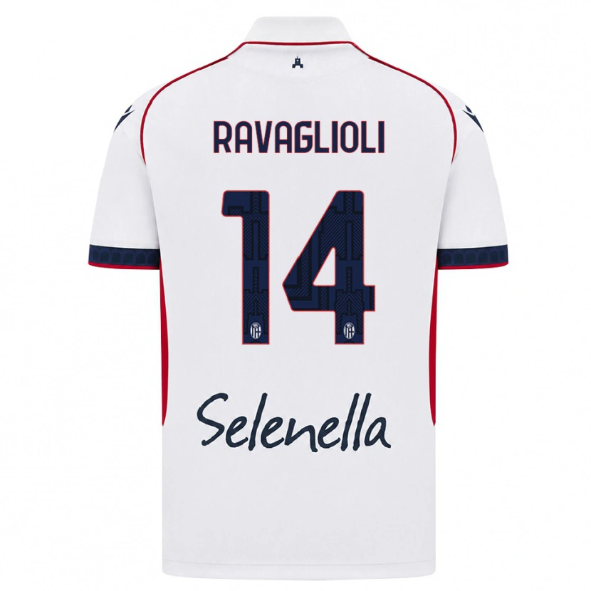 Danxen Damen Tommaso Ravaglioli #14 Weiß Rot Königsblau Auswärtstrikot Trikot 2026/27 T-Shirt Österreich