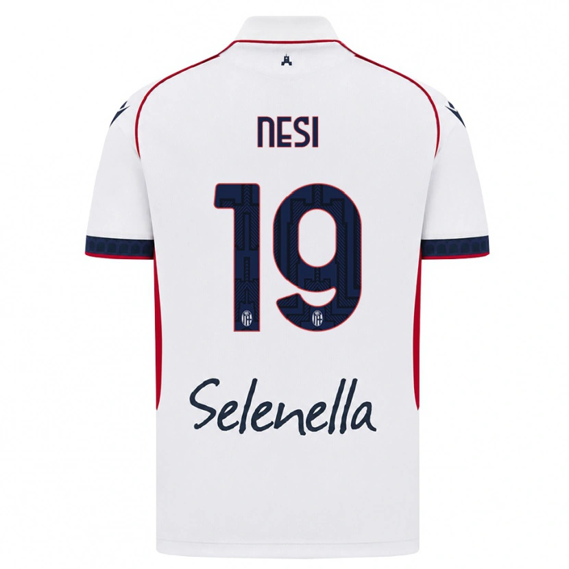 Danxen Damen Luca Nesi #19 Weiß Rot Königsblau Auswärtstrikot Trikot 2026/27 T-Shirt Österreich