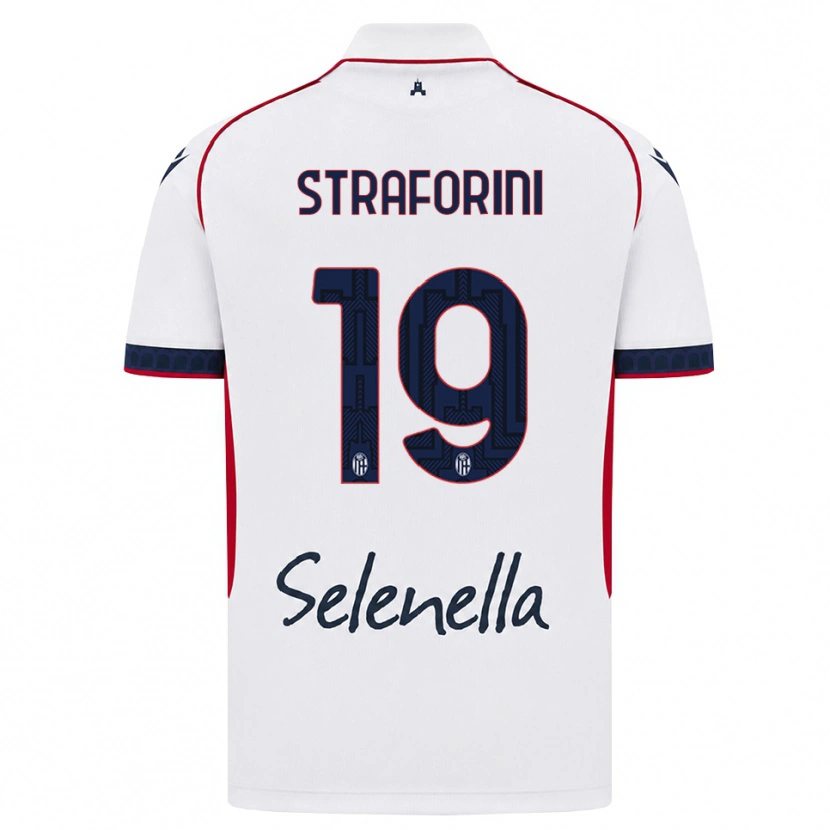 Danxen Damen Rino Straforini #19 Weiß Rot Königsblau Auswärtstrikot Trikot 2026/27 T-Shirt Österreich
