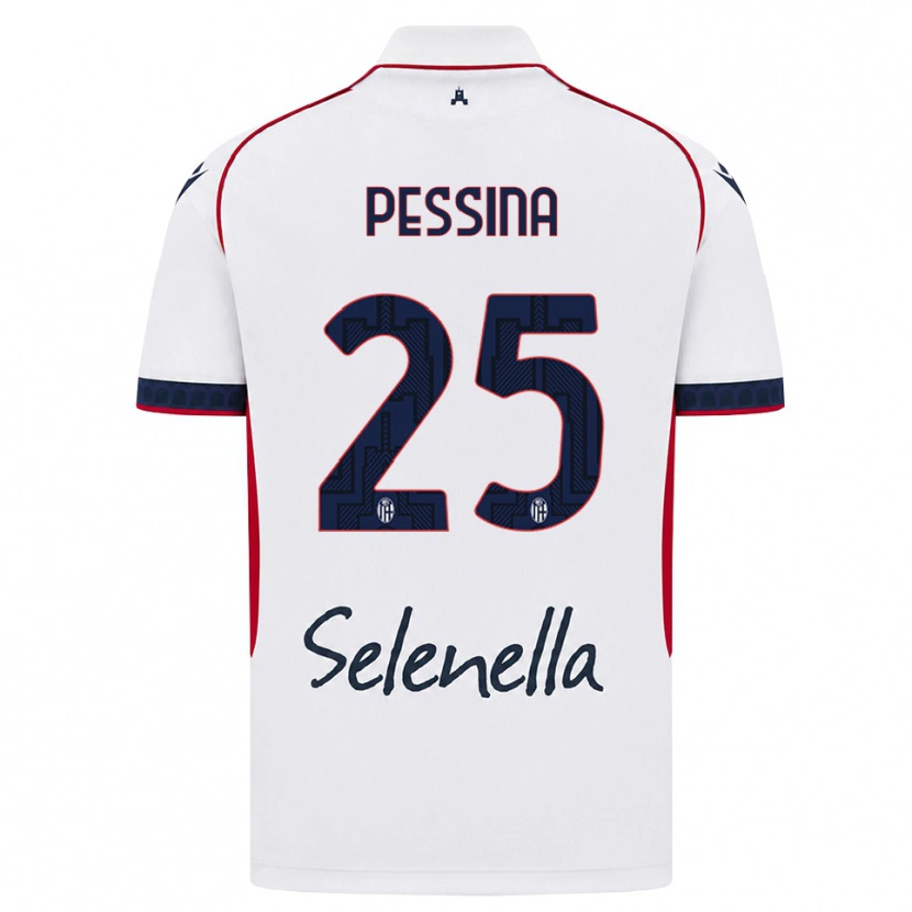 Danxen Damen Massimo Pessina #25 Weiß Rot Königsblau Auswärtstrikot Trikot 2026/27 T-Shirt Österreich