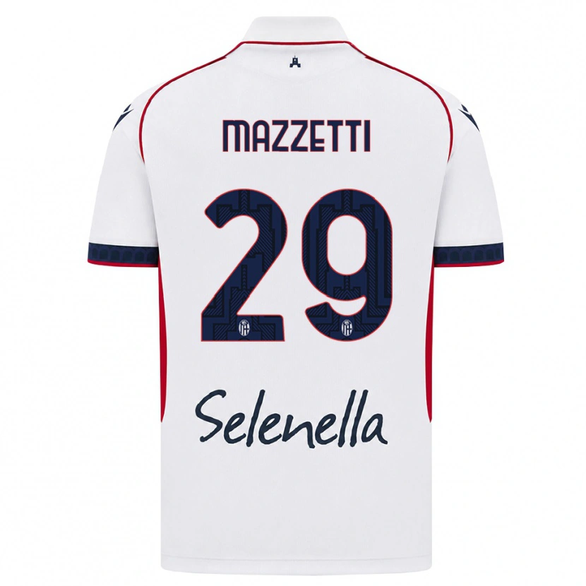 Danxen Damen Gabriele Mazzetti #29 Weiß Rot Königsblau Auswärtstrikot Trikot 2026/27 T-Shirt Österreich