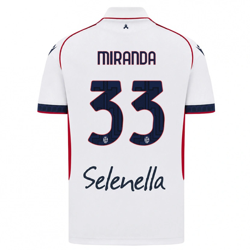 Danxen Damen Juan Miranda #33 Weiß Rot Königsblau Auswärtstrikot Trikot 2026/27 T-Shirt Österreich