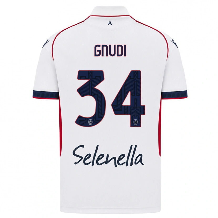 Danxen Damen Riccardo Gnudi #34 Weiß Rot Königsblau Auswärtstrikot Trikot 2026/27 T-Shirt Österreich
