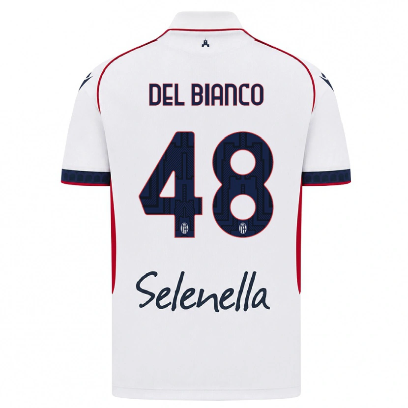 Danxen Damen Riccardo Del Bianco #48 Weiß Rot Königsblau Auswärtstrikot Trikot 2026/27 T-Shirt Österreich