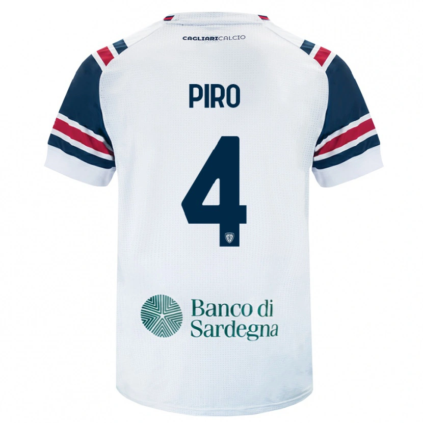 Danxen Damen Samuele Piro #4 Weiß Rot Grün Auswärtstrikot Trikot 2026/27 T-Shirt Österreich