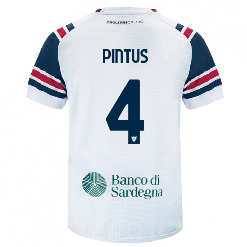 Danxen Damen Luca Pintus #4 Weiß Rot Grün Auswärtstrikot Trikot 2026/27 T-Shirt Österreich