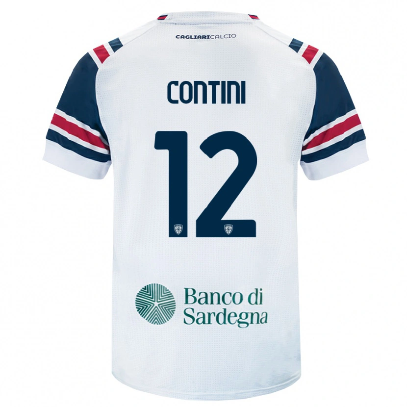 Danxen Damen Federico Contini #12 Weiß Rot Grün Auswärtstrikot Trikot 2026/27 T-Shirt Österreich