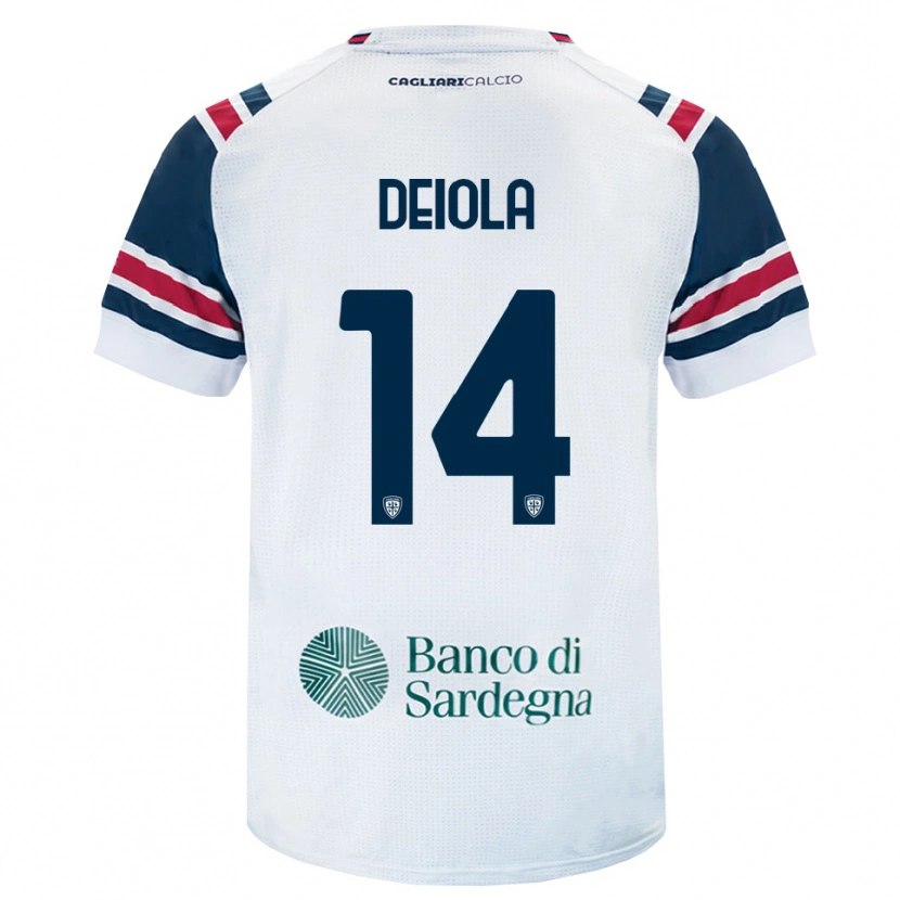 Danxen Damen Alessandro Deiola #14 Weiß Rot Grün Auswärtstrikot Trikot 2026/27 T-Shirt Österreich