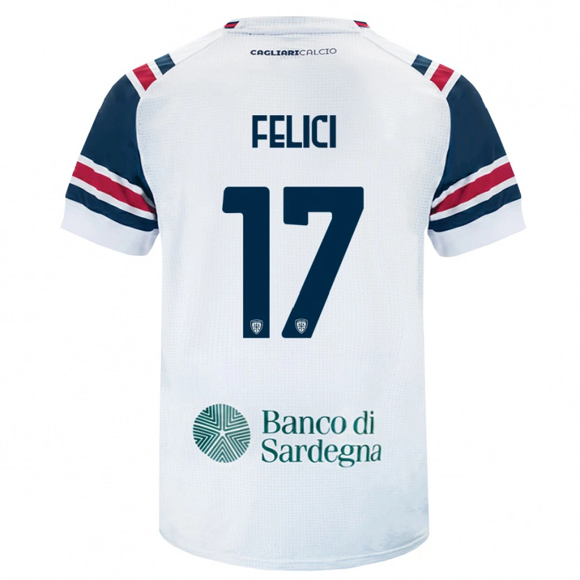 Danxen Damen Mattia Felici #17 Weiß Rot Grün Auswärtstrikot Trikot 2026/27 T-Shirt Österreich