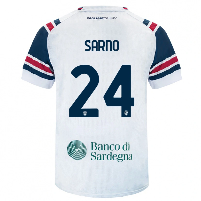 Danxen Damen Vincenzo Sarno #24 Weiß Rot Grün Auswärtstrikot Trikot 2026/27 T-Shirt Österreich