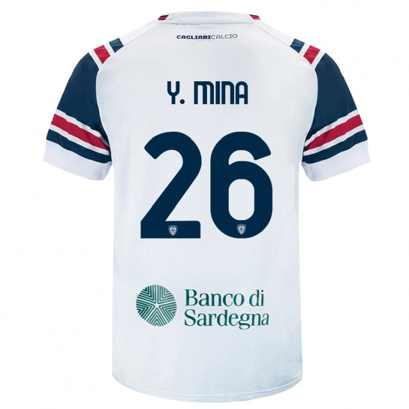 Danxen Damen Yerry Mina #26 Weiß Rot Grün Auswärtstrikot Trikot 2026/27 T-Shirt Österreich