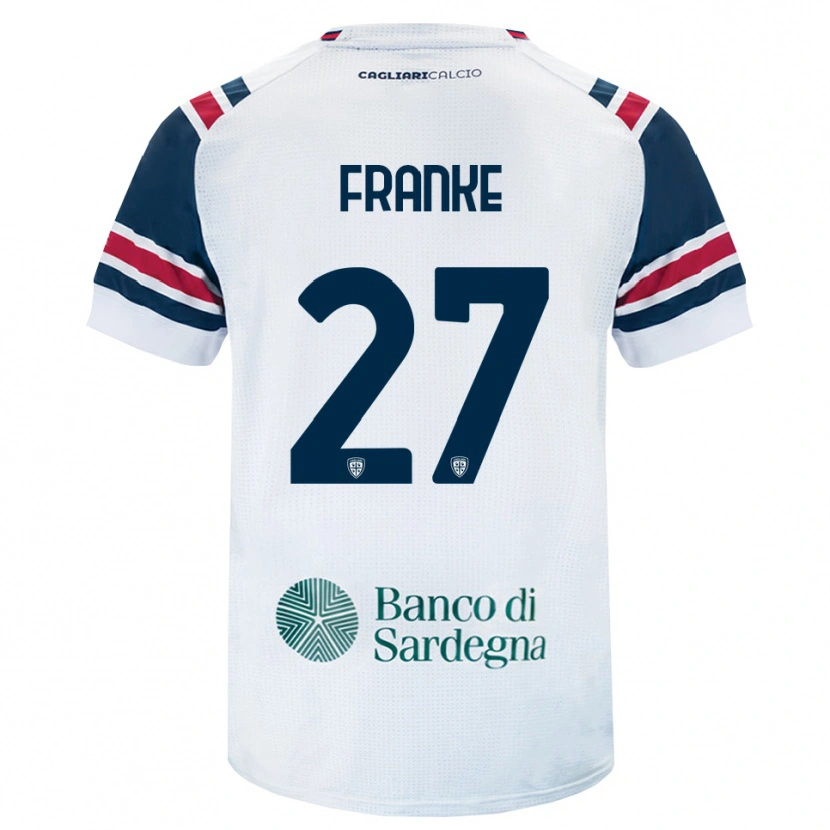 Danxen Damen Antoni Franke #27 Weiß Rot Grün Auswärtstrikot Trikot 2026/27 T-Shirt Österreich