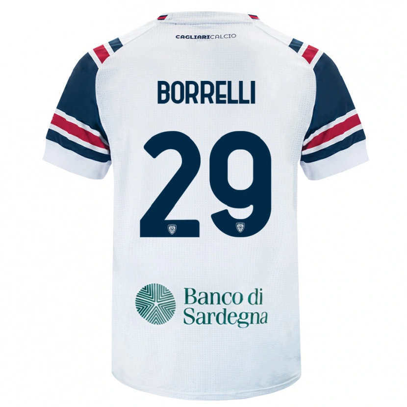 Danxen Damen Gennaro Borrelli #29 Weiß Rot Grün Auswärtstrikot Trikot 2026/27 T-Shirt Österreich