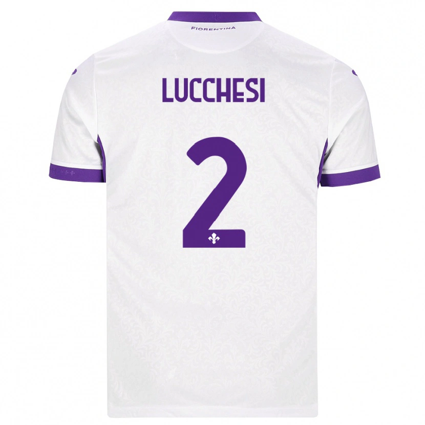 Danxen Damen Andrea Lucchesi #2 Weiß Lila Auswärtstrikot Trikot 2026/27 T-Shirt Österreich