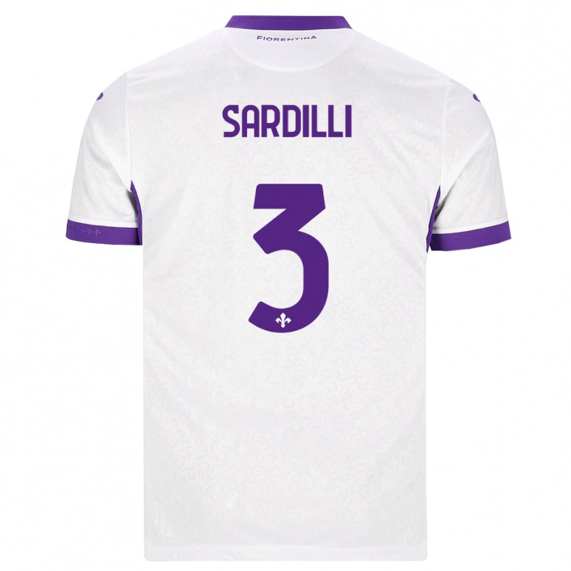 Danxen Damen Davide Sardilli #3 Weiß Lila Auswärtstrikot Trikot 2026/27 T-Shirt Österreich