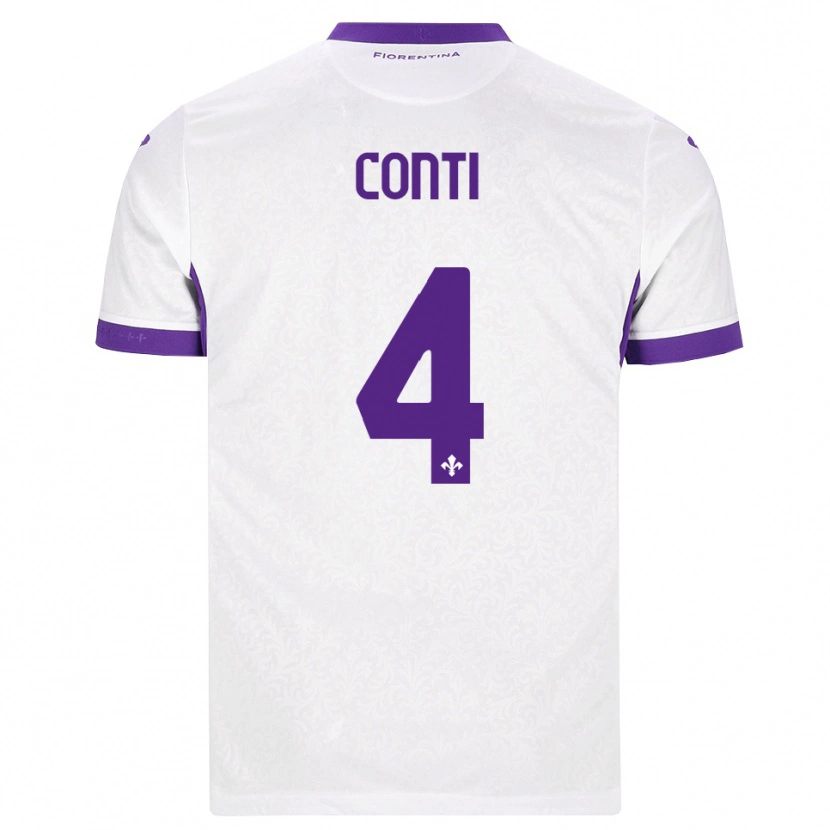 Danxen Damen Gabriele Conti #4 Weiß Lila Auswärtstrikot Trikot 2026/27 T-Shirt Österreich