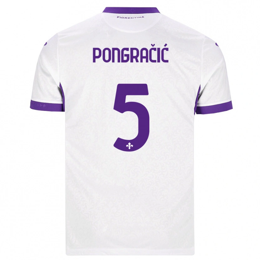 Danxen Damen Marin Pongracic #5 Weiß Lila Auswärtstrikot Trikot 2026/27 T-Shirt Österreich