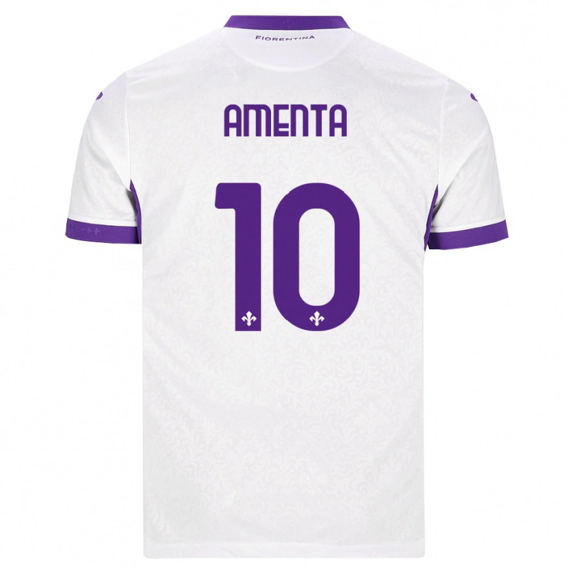 Danxen Damen Francesco Amenta #10 Weiß Lila Auswärtstrikot Trikot 2026/27 T-Shirt Österreich
