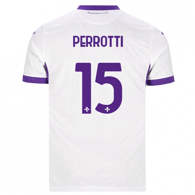 Danxen Damen Alessandro Perrotti #15 Weiß Lila Auswärtstrikot Trikot 2026/27 T-Shirt Österreich