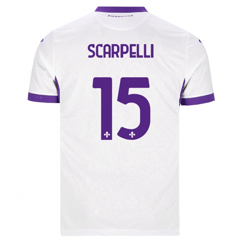 Danxen Damen Diego Scarpelli #15 Weiß Lila Auswärtstrikot Trikot 2026/27 T-Shirt Österreich