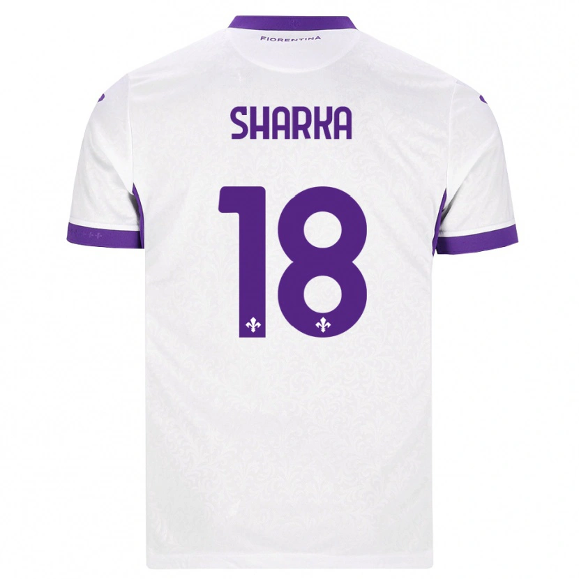 Danxen Damen Gentjan Sharka #18 Weiß Lila Auswärtstrikot Trikot 2026/27 T-Shirt Österreich