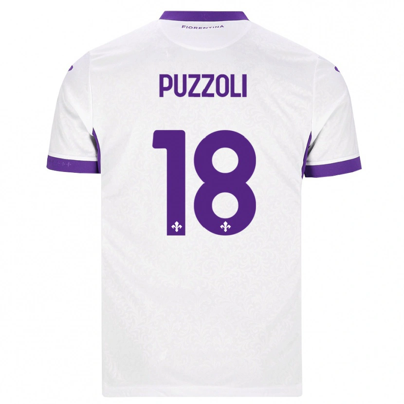 Danxen Damen Giorgio Puzzoli #18 Weiß Lila Auswärtstrikot Trikot 2026/27 T-Shirt Österreich