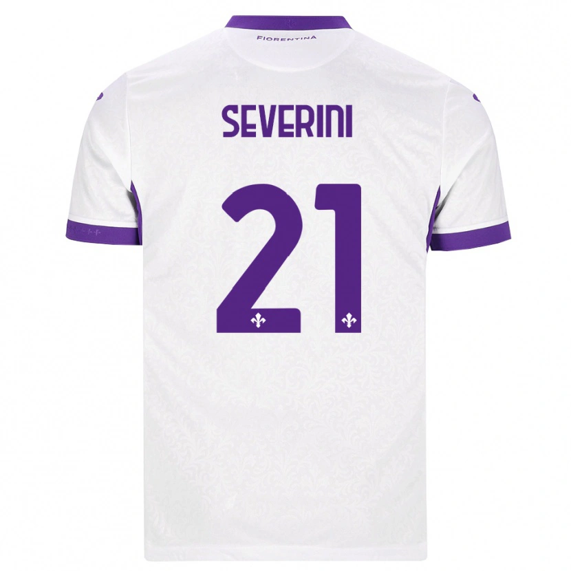 Danxen Damen Emma Severini #21 Weiß Lila Auswärtstrikot Trikot 2026/27 T-Shirt Österreich