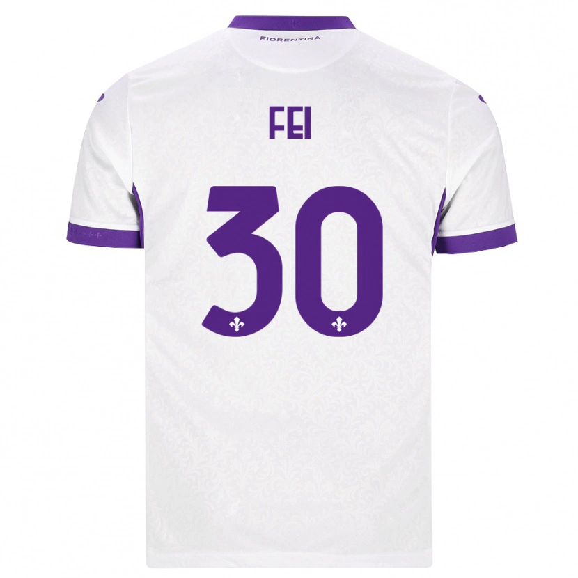 Danxen Damen Gianmaria Fei #30 Weiß Lila Auswärtstrikot Trikot 2026/27 T-Shirt Österreich