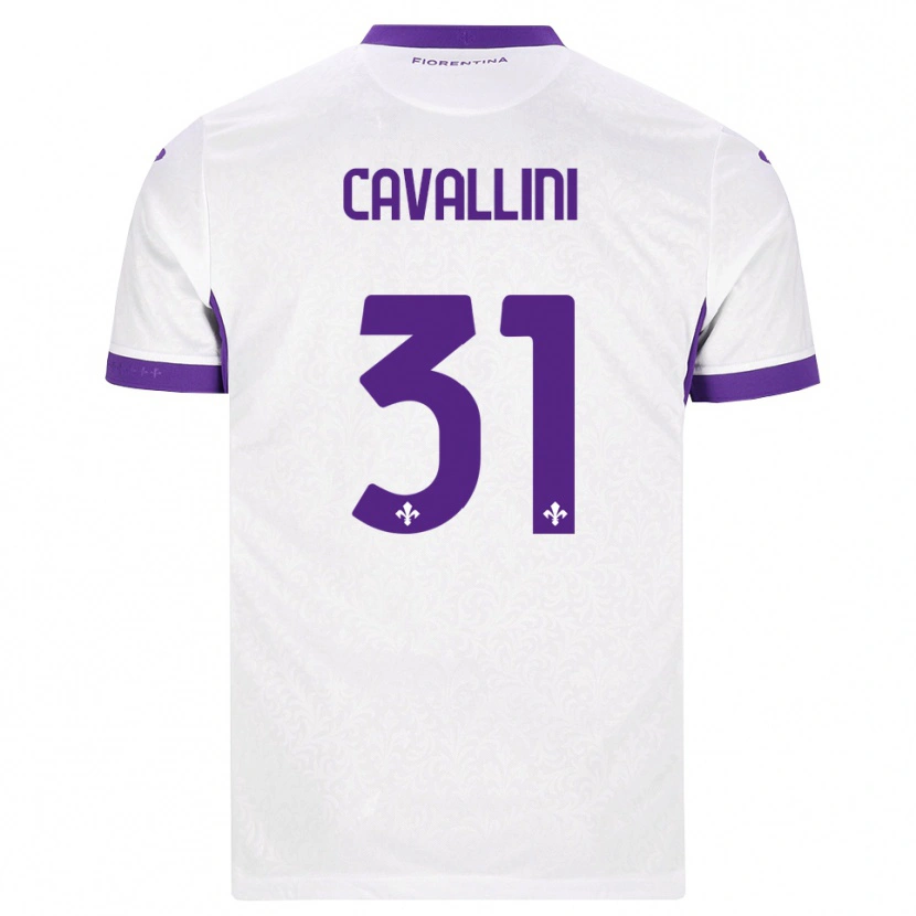Danxen Damen Aurora Cavallini #31 Weiß Lila Auswärtstrikot Trikot 2026/27 T-Shirt Österreich