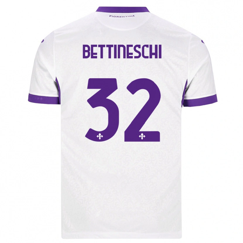 Danxen Damen Giorgia Bettineschi #32 Weiß Lila Auswärtstrikot Trikot 2026/27 T-Shirt Österreich