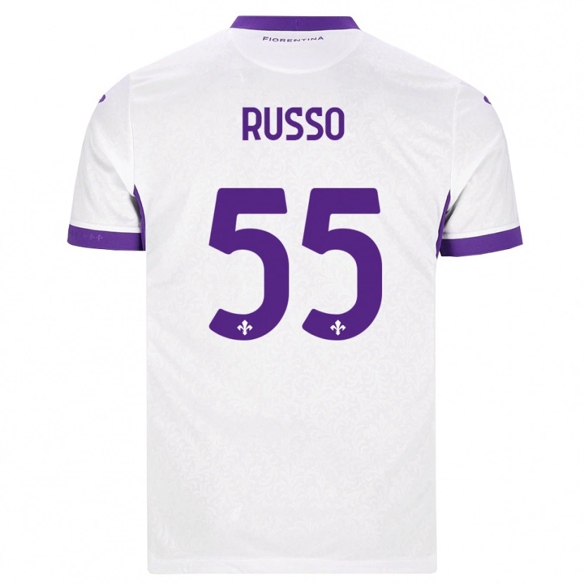 Danxen Damen Federica Russo #55 Weiß Lila Auswärtstrikot Trikot 2026/27 T-Shirt Österreich