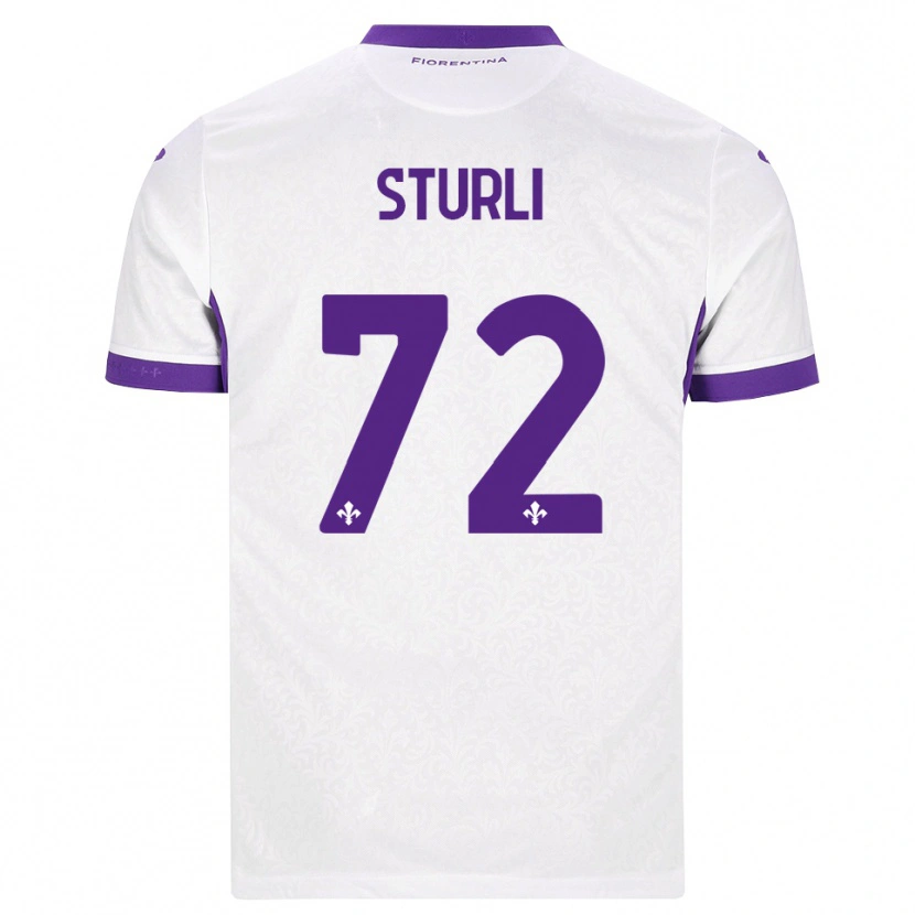 Danxen Damen Edoardo Sturli #72 Weiß Lila Auswärtstrikot Trikot 2026/27 T-Shirt Österreich