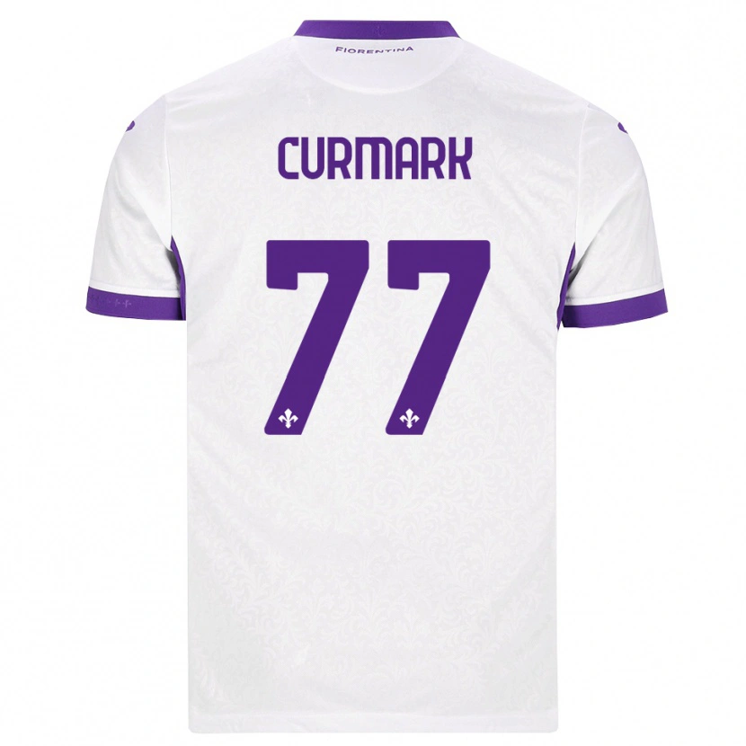 Danxen Damen Filippa Curmark #77 Weiß Lila Auswärtstrikot Trikot 2026/27 T-Shirt Österreich