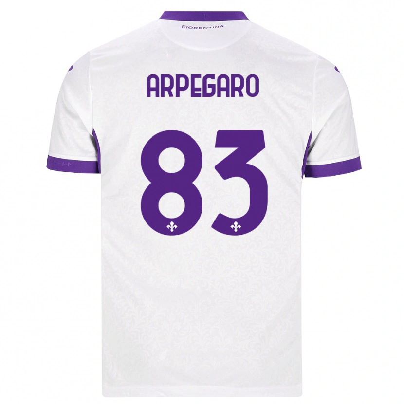 Danxen Damen Sofia Arpegaro #83 Weiß Lila Auswärtstrikot Trikot 2026/27 T-Shirt Österreich