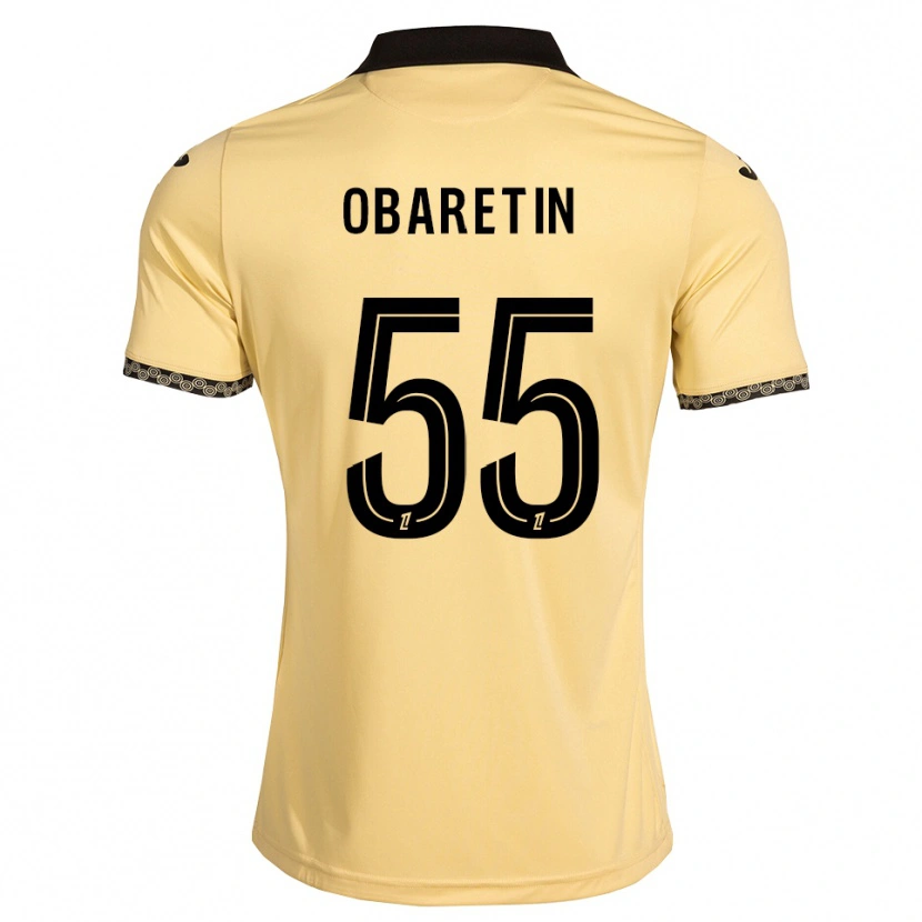 Danxen Damen Nosa Edward Obaretin #55 Navajoweiß Schwarz Auswärtstrikot Trikot 2026/27 T-Shirt Österreich