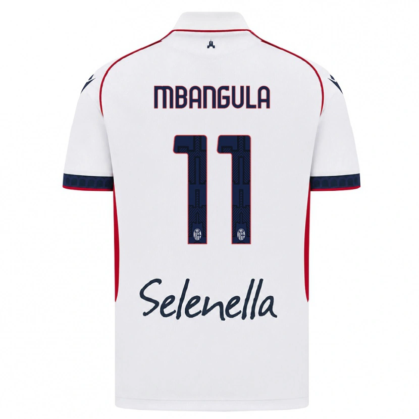Danxen Damen Samuel Mbangula #11 Weiß Rot Königsblau Auswärtstrikot Trikot 2026/27 T-Shirt Österreich