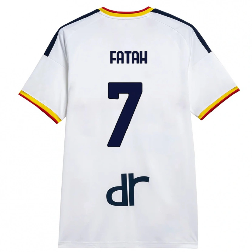 Danxen Kinder Amar Fatah #7 Weiß Gelb Rot Auswärtstrikot Trikot 2026/27 T-Shirt Österreich