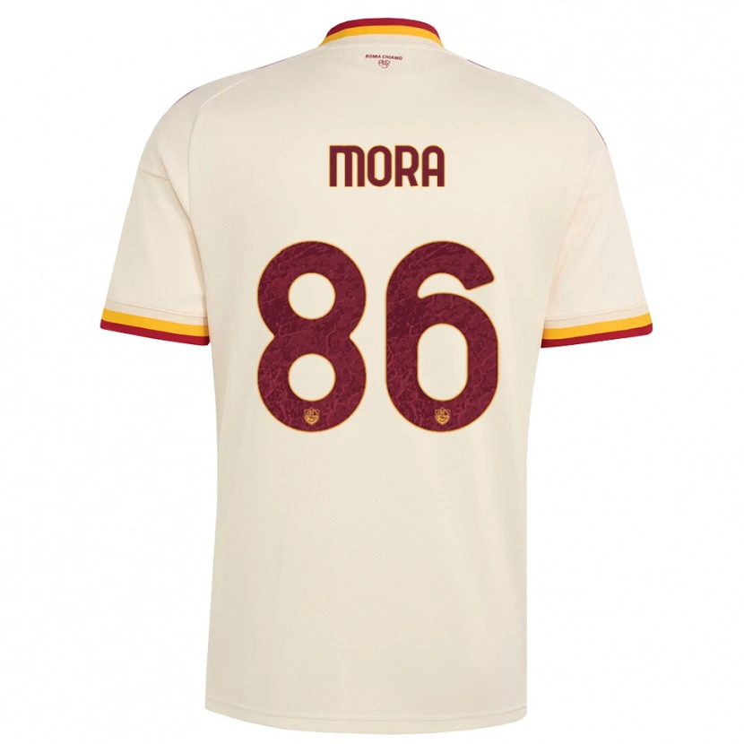 Danxen Kinder Rodrigo Mora #86 Champagner Rot Gelb Auswärtstrikot Trikot 2026/27 T-Shirt Österreich