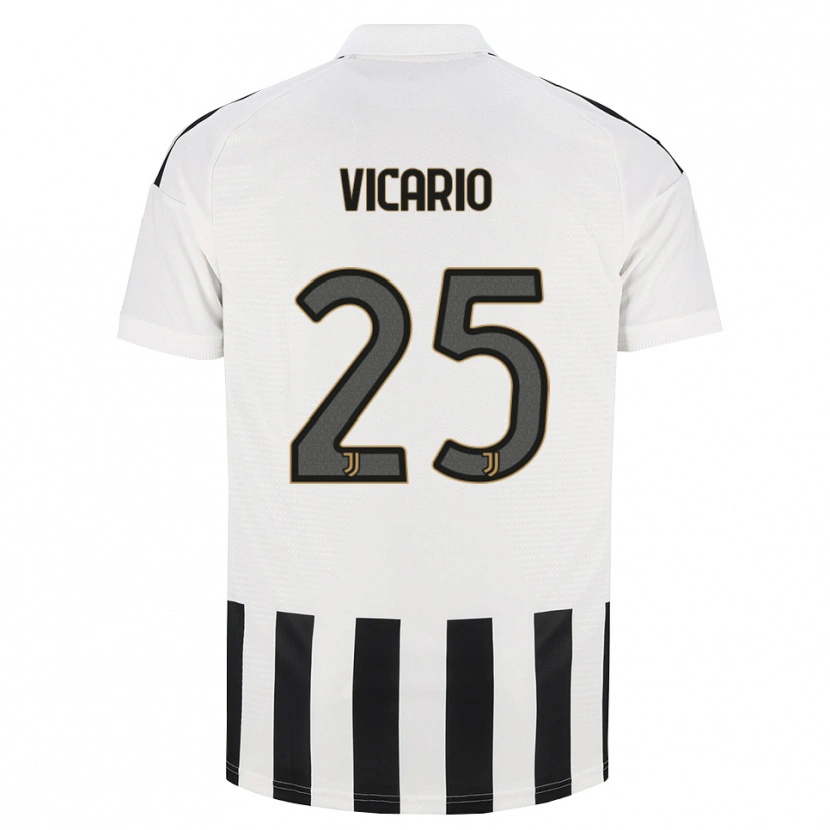 Danxen Kinder Guglielmo Vicario #25 Schwarz Weiß Braun Heimtrikot Trikot 2026/27 T-Shirt Österreich