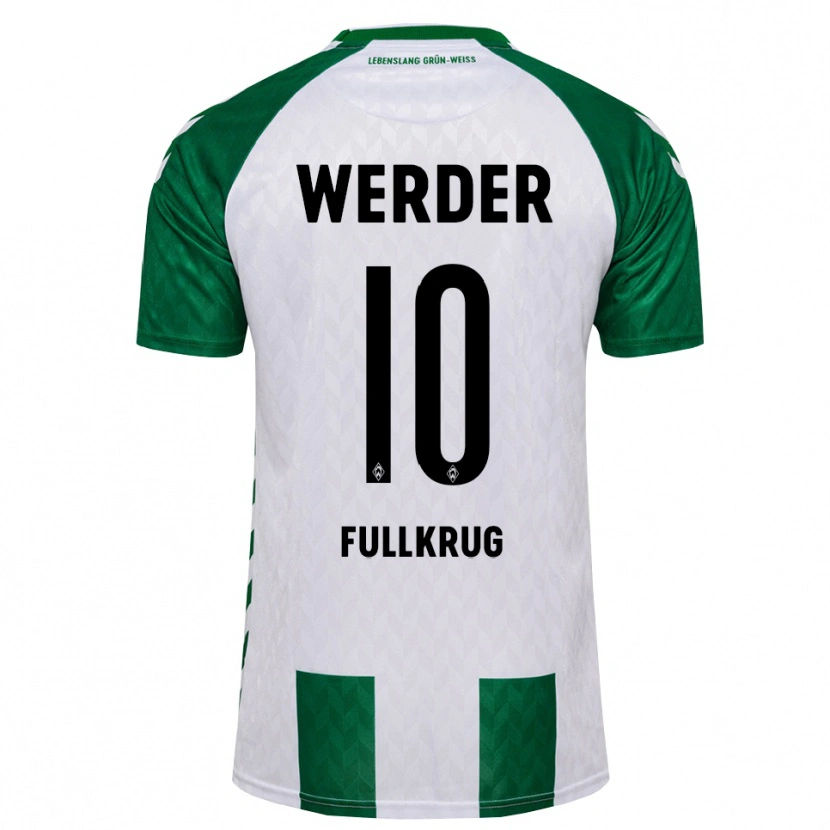 Danxen Kinder Niclas Füllkrug #10 Grün Weiß Heimtrikot Trikot 2026/27 T-Shirt Österreich